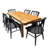 The Teak and Walnut Dining Table